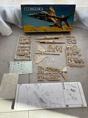 Ancienne Maquette 1/72 Heller Jaguar A Avion De Chasse Armée Française - Photo 1/4