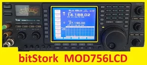 KIT DISPLAY LCD ICOM IC-756 MOD756LCD BIANCO-on-BLU con LED di SP2AND bitStork - Foto 1 di 5