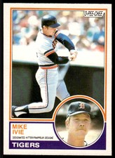 1983 O-Pee-Chee Mike Ivie Detroit Tigers #117