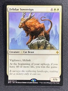 Felidar Sovereign 026/274 Rare Battle for Zendikar Magic MTG Card 2015  - Picture 1 of 3