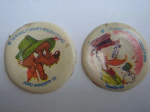 Lot of 2 Coca-Cola Coke  Bottle Cap Gasket Disney 1978 From Brazil - Very Rare - Picture 1 of 8