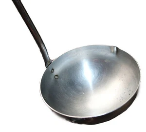 Preloved Retro ABCENG CO. Chrome-plated ladle, Vintage Kitchen Ladle Utensil - Picture 1 of 12