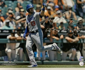 MAX MUNCY DODGERS SIGNED 16X20 PHOTO VS MADBUM "GET IT OUT OF THE OCEAN" BAS - Picture 1 of 3
