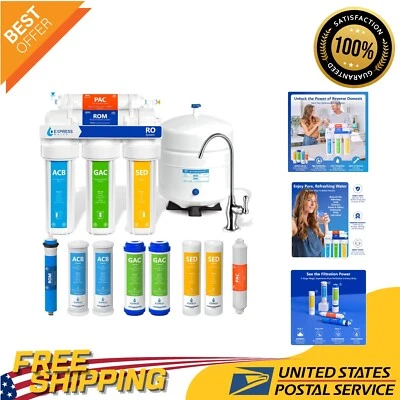 NSF Certified 5-Stage Reverse Osmosis Water Filter System – 50 GPD, Under Sink - Image 1 of 4