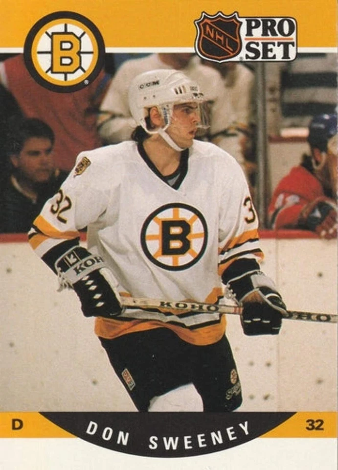 #412 Don Sweeney - Boston Bruins - 1990-91 Pro Set Hockey - Image 1 of 1