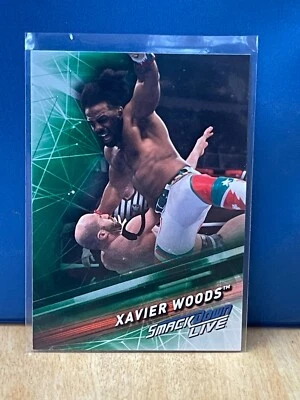 2019 Topps WWE Smackdown Live GREEN #55 Xavier Woods The New Day - Image 1 of 2