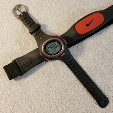 Nike Triax C5 SM0015 Watch and Heart Rate Monitor SMA0007 BLACK/Red Silicone