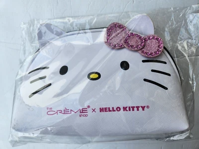 NEW THE CREME SHOP X HELLO KITTY MAKEUP BAG NWT COSMETIC POUCH LIMITED EDITION - Image 1 of 2
