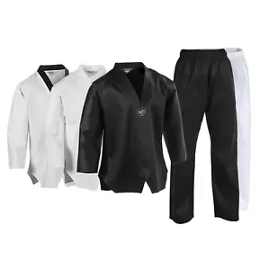 Taekwondo Uniform - Kids Adults Unisex - (Belt Included) - Picture 1 of 44