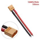 2 Styles Xt90 Connector Female / Male With 10Awg Wire  Tool Parts