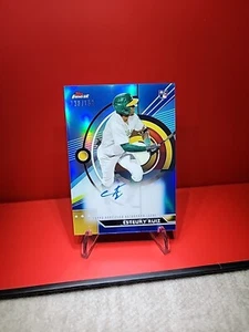 2023 Topps Finest - Finest Autographs Blue Refractor #FA-ER Esteury Ruiz /150... - Picture 1 of 3