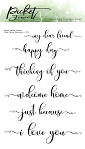 Neu Lattenzaun Studios Clear Stamps ausgefallenere Gefühle S-171 - Bild 1 von 1