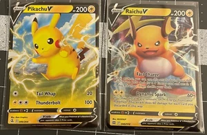 Pokemon Pikachu V - 086/264 UND Raichu V - 045/172 - Bild 1 von 4
