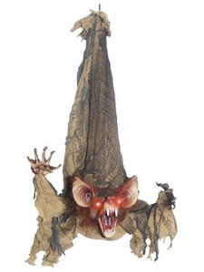 Hanging Slashing Bat Animated Prop - Picture 1 of 1