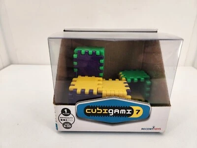 CUBIGAMI 7 BY RECENT TOYS CUBE BRAIN TEASER PUZZLE MIND BENDER - Image 1 of 4