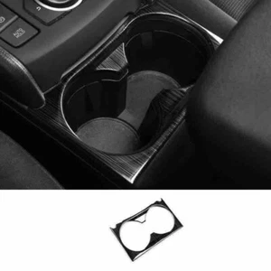 1P For Mazda CX5 CX-5 2017-2025 Black console water cup holder frame cover Decor - Picture 1 of 6