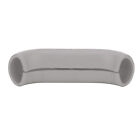 (Gray)Hot Handle Holder Curved Shape Prevent Slipping Firmly Install Silicone