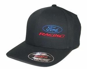 Ford Racing hat cap fitted flexfit curved bill S/M L/XL XL/XXL - Picture 1 of 18