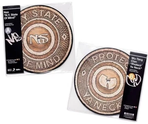 NEW NAS & WU-TANG 7" 45rpm N.Y. State Of Mind & Protect Ya Neck PICTURE DISC - Picture 1 of 5