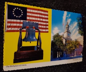THE BIRTHPACE OF LIBERTY - PHILADELPHIA, PA Post Card: Liberty Bell / circa 1975 - Picture 1 of 2