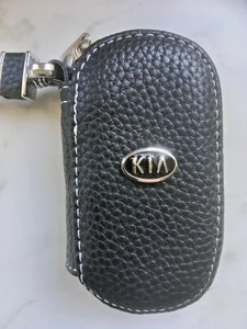 KIA-Autoschlüsseltasche/-anhänger Leder, schwarz, Neu - Bild 1 von 4