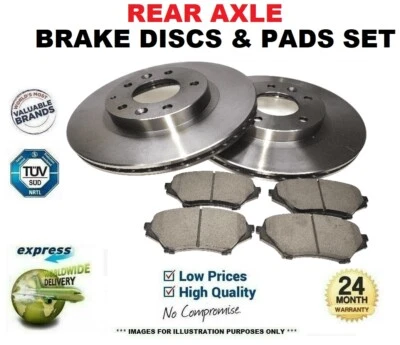 Rear Axle BRAKE DISCS and BRAKE PADS SET for AUDI Q7 3.0 TFSI 2011-2015 - Image 1 of 4