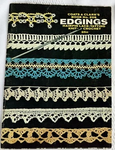 Coats & Clark's Edgings - Crochet Book #208 (1971) - Vintage - Picture 1 of 4