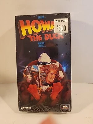 Howard the Duck (NEW SEALED VHS, 1993 Print) Blue Universal Film Reel Watermark  - Image 1 of 4