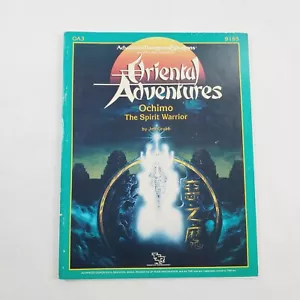 Modulo Avventura Advanced D&D Ochimo The Spirit Warrior OA3 1987 TSR 9195 - Foto 1 di 9
