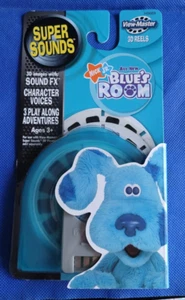 Super Sounds BLUE'S CLUES STAR IN BLUE'S ROOM 3 Stories view-master 3 Reels Pack - Picture 1 of 2