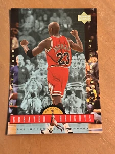 Michael Jordan's Greatest Heights GH9 1996 Upper Deck Chicago Bulls - Imagen 1 de 2