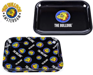 ROLLING TRAY METAL BULLDOG ROLLING TRAY OFFICIAL SMOKING ACCESSORIES TRAY S/M - Picture 1 of 4
