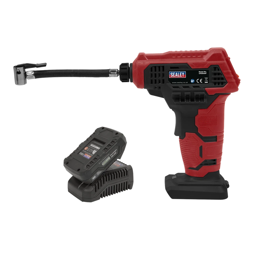 Sealey CP20VAPKIT1 Cordless Air Pump Kit 20V 2Ah - Image 1 of 1