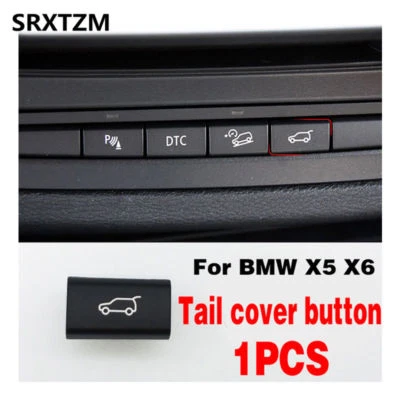 Cubierta de botón de interruptor de maletero trasero para BMW X5 E70 2006-2013 X6 E71 2008-14 Foto 1 de 4