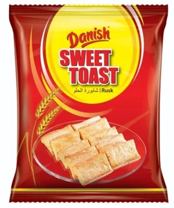 Danish SWEET TOAST BISCUIT 350g Bangladeshi Tea dry Snacks Cookie Bread Cake - Picture 1 of 1