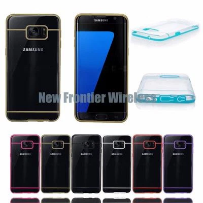 For Samsung Galaxy S7 Edge TPU + PC Hybrid Case - Image 1 of 3