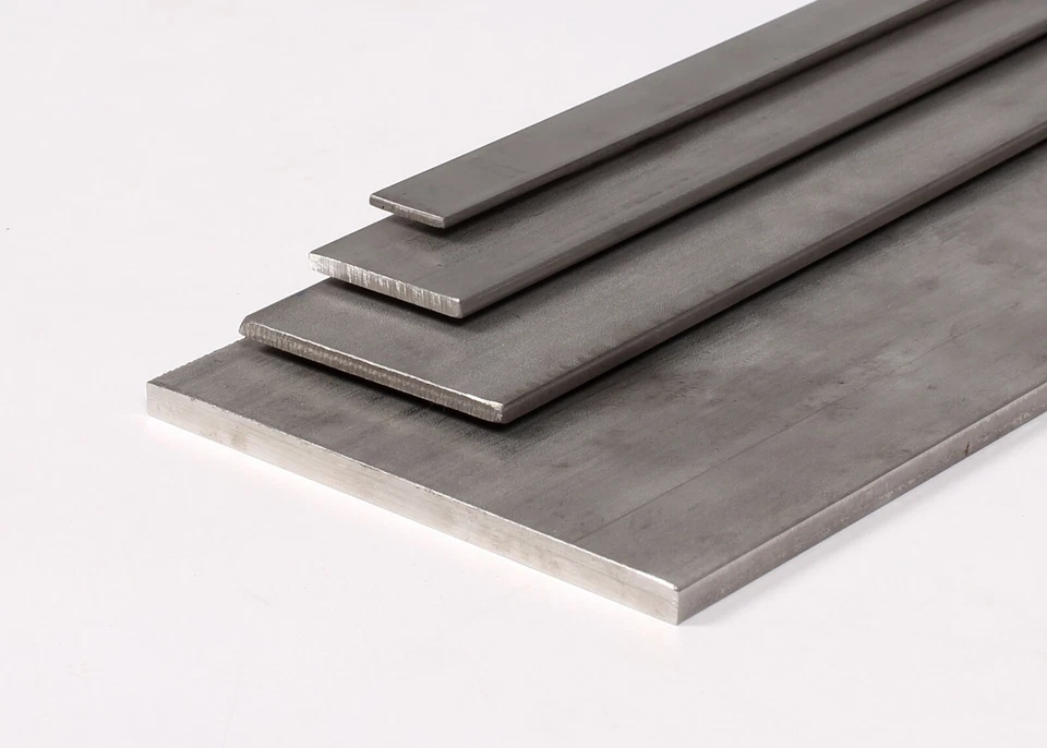 Flachstahl 1.4301 roh Edelstahl Flacheisen V2A Flachmaterial bis 2000 mm Länge - Bild 1 von 1