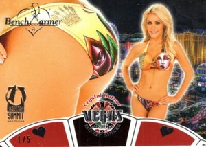 2020 Benchwarmer Vegas Baby CRYSTAL HEFNER Money Maker 1/5 BUTT CARD Summit SP