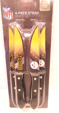 NFL Pittsburgh Steelers 4-piece Steak Knife Set 420 Stainless Steel