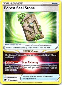 Forest Seal Stone Holo Holo Rare Item Holo SWSH12: Silver Tempest 156/195 NM - Picture 1 of 2