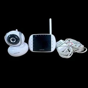 Motorola Baby Camera MBP36SBU y MBP38SPU Monitor con Cables de Alimentación Probado - Imagen 1 de 21