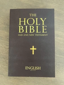 Die Bibel Altes und Neues Testament Englische Ausgabe Braun Taschenbuch - Bild 1 von 10