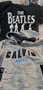 Calvin Klein Jeans 3T Hoodie & Beatles Abbey Road Tee Size 4 Set of 2 - Picture 1 of 10