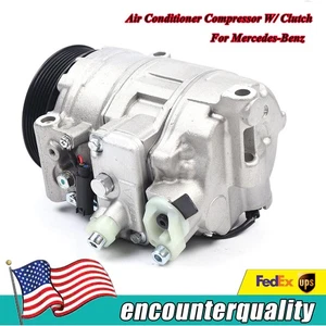 AC Compressor A/C Clutch Fit For Mercedes C240 CL500 E320 E350 S430 S500 97396 - Picture 1 of 10