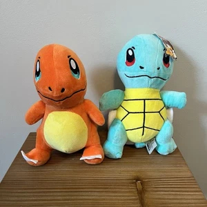 Peluche Tomy Pokemon Squirtle & Charmander - Foto 1 di 9