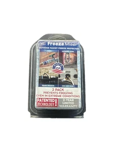 Freeze Miser Confezione da 2 Rubinetti da Esterno 6000-02 Protezione Congelamento - Foto 1 di 2