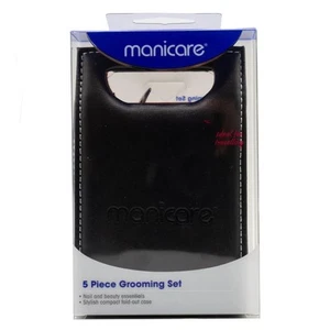 5pc Manicare Travel Grooming Nail Care Kit Beauty Tools Portable Manicure Set - Picture 1 of 4