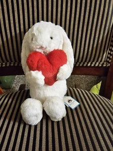 Jellycat Bashful Red Love Heart Bunny Medium - AUTHENTISCH - NEU MIT ETIKETT - Bild 1 von 5