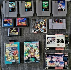 Vintage Video Games (NES, SNES, PS1, SEGA) - You choose!