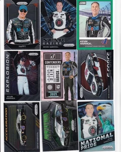 RIESIGES LOT (27) KEVIN HARVICK BASE INSERT PARALLELEN SILBER WENIGE DUPES MOBIL 1 - Bild 1 von 3